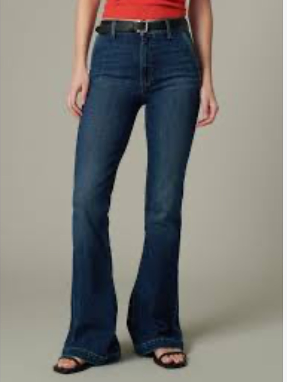 Joe's Jeans "The Molly" High-Rise Flare Jeans Retro Dark Wash Size 32 X 33